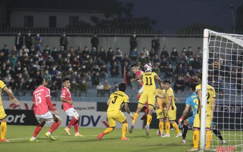 Highlights Hồng Lĩnh Hà Tĩnh vs Hải Phòng | Đôi công mãn nhãn - đánh đầu đẳng cấp